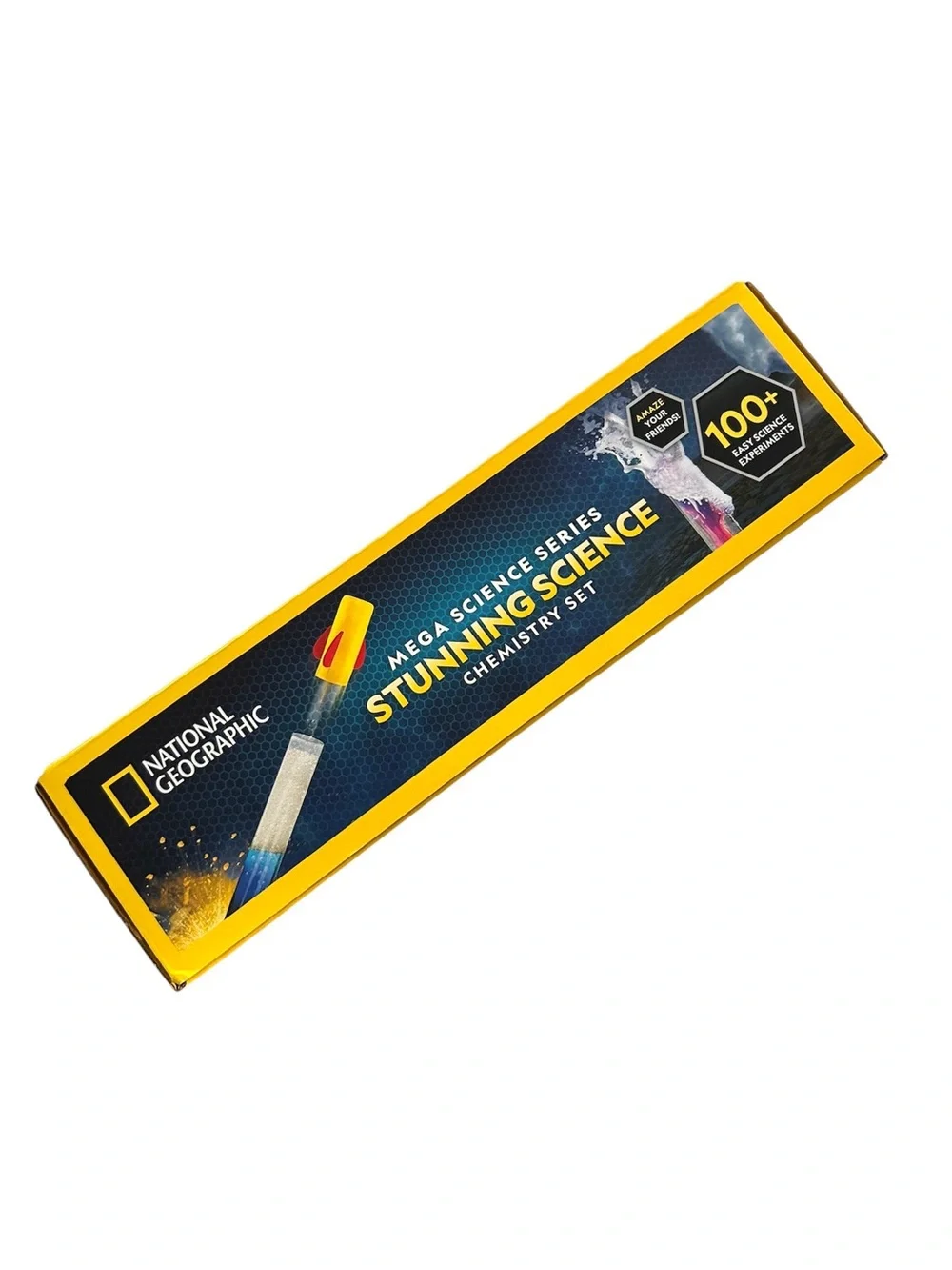 New National Geographic Stunning Science Chemistry Set 100+ experiments Age 8+
